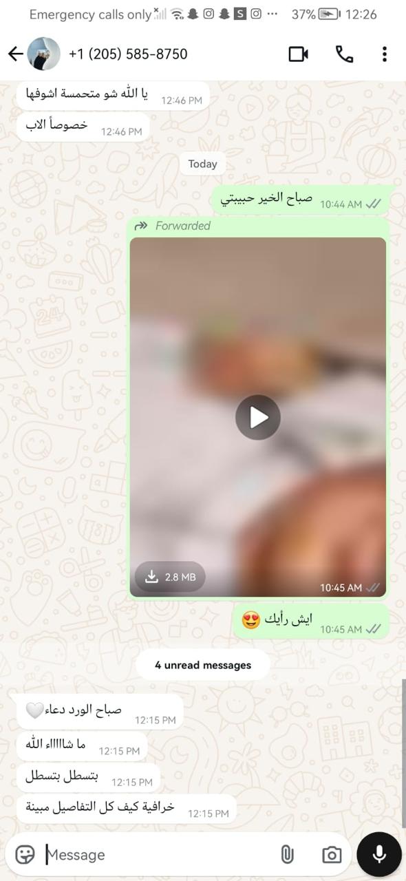 رأي عميلة — واتساب